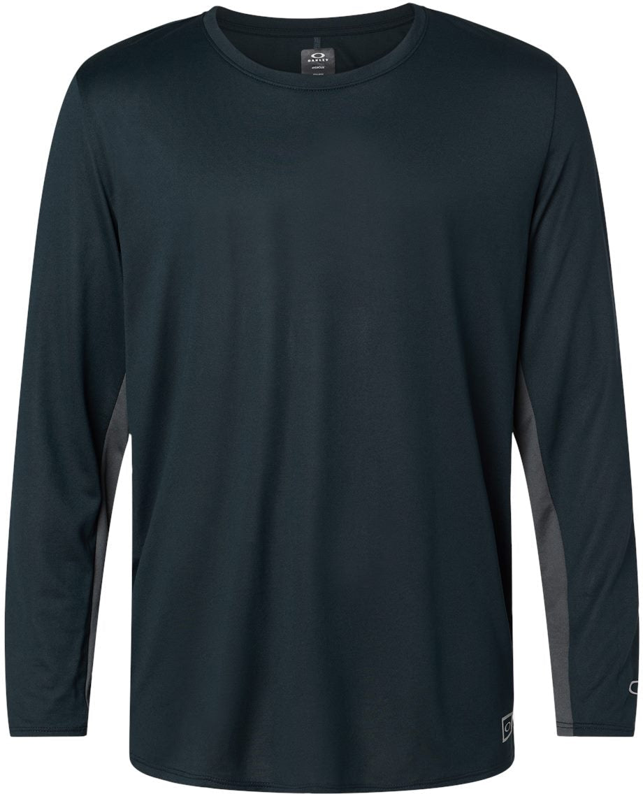 Oakley Team Issue Hydrolix Long Sleeve T-Shirt-Apparel-Oakley-Blackout-S-Thread Logic