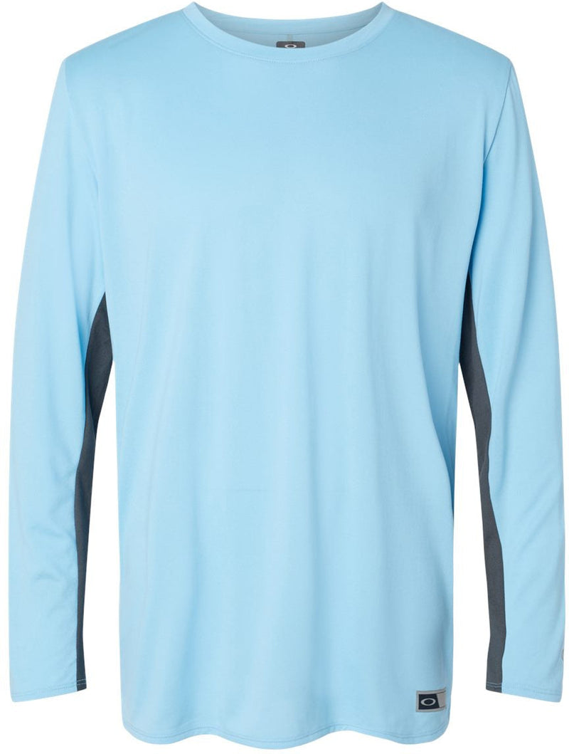 Oakley Team Issue Hydrolix Long Sleeve T-Shirt-Apparel-Oakley-Carolina Blue-S-Thread Logic