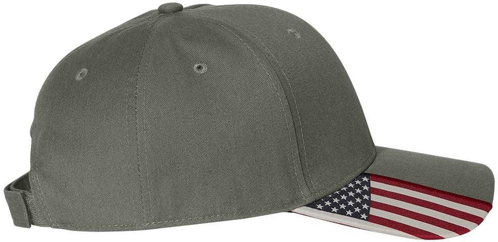 no-logo Outdoor Cap American Flag Cap-Caps-Outdoor Cap-Thread Logic 