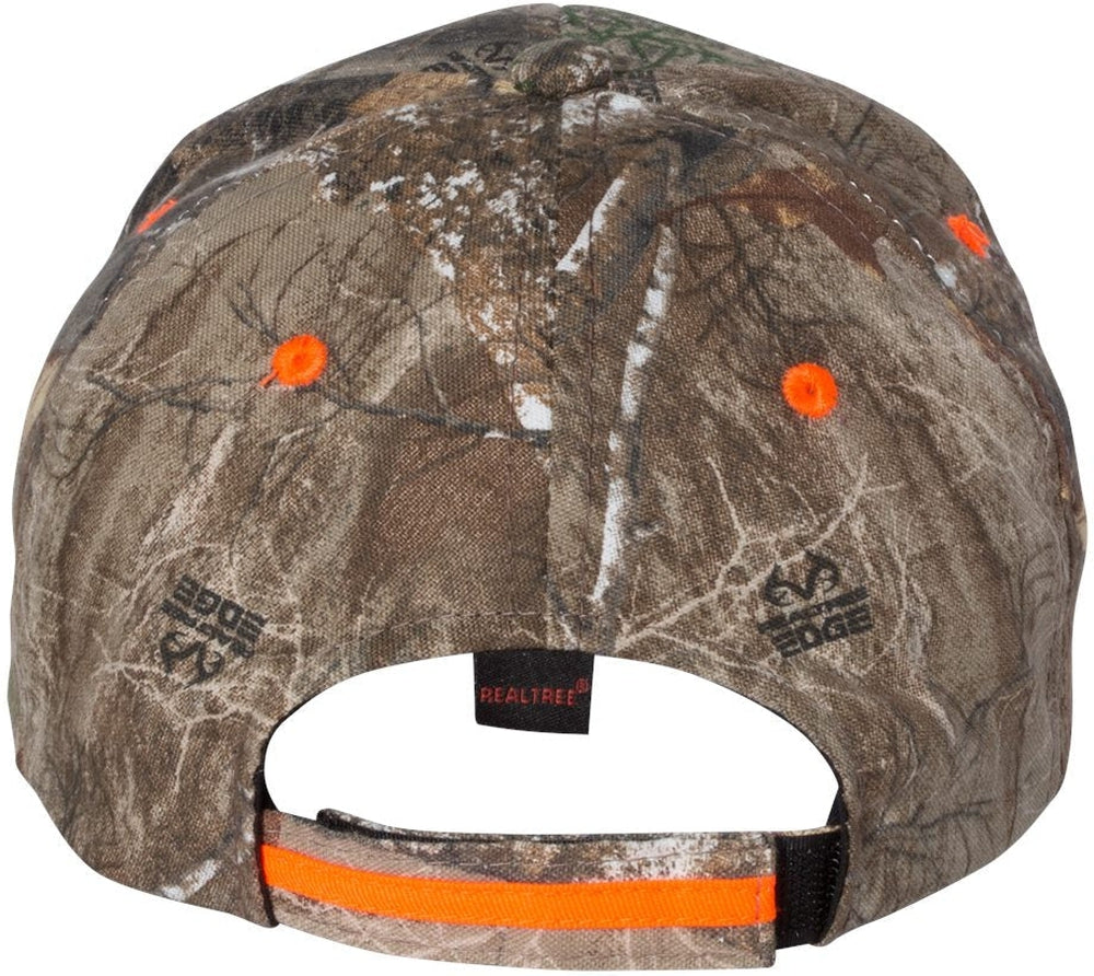 no-logo Outdoor Cap Camo with Hi-Vis Trim Cap-Headwear-Outdoor Cap-Thread Logic 