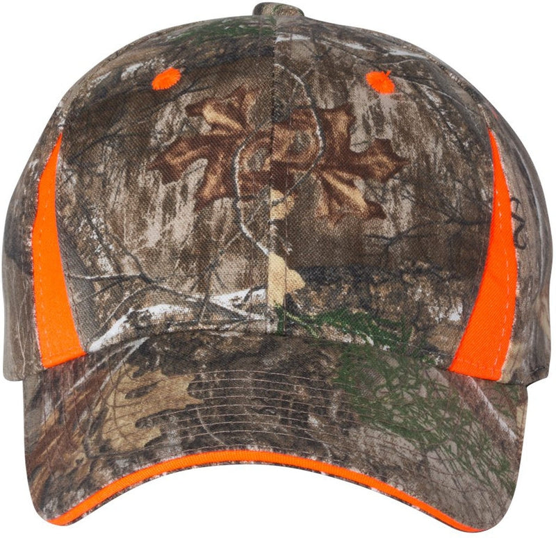 Outdoor Cap Camo with Hi-Vis Trim Cap