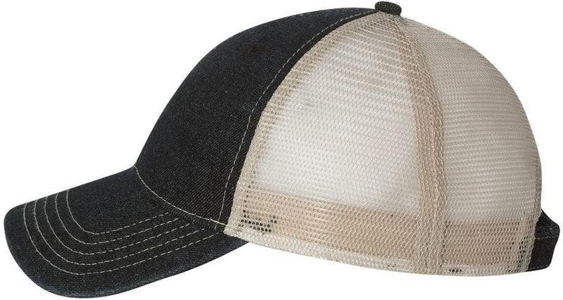 no-logo Outdoor Cap Denim Mesh Back Cap-Headwear-Outdoor Cap-Thread Logic 