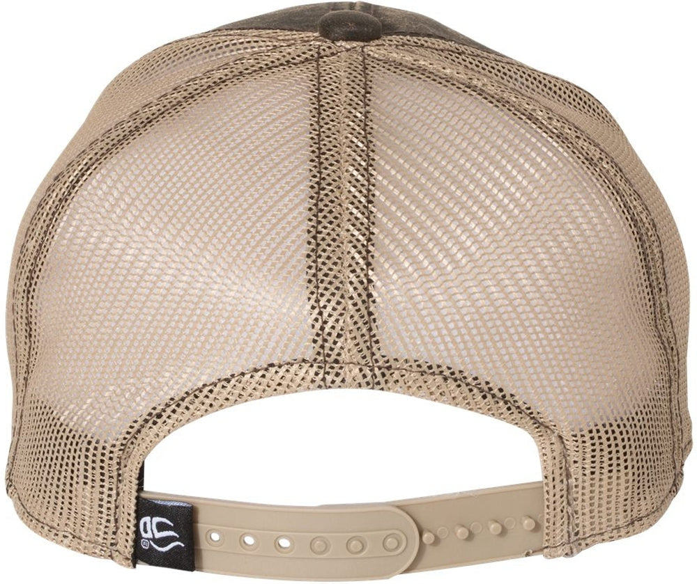 no-logo Outdoor Cap Distressed Camo Mesh-Back Cap-Caps-Outdoor Cap-Brown/Edge/Tan-OSFA-Thread Logic 