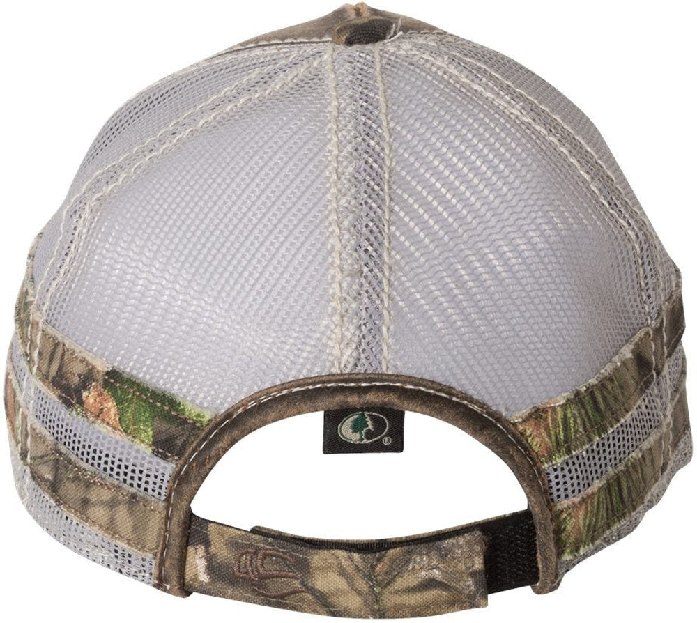 no-logo Outdoor Cap Frayed Camo Stripes Mesh-Back Cap-Headwear-Outdoor Cap-Brown/Light Grey/Country-OSFA-Thread Logic 