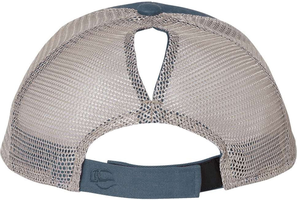 no-logo Outdoor Cap Ponytail Mesh-Back Cap-Headwear-Outdoor Cap-Thread Logic 