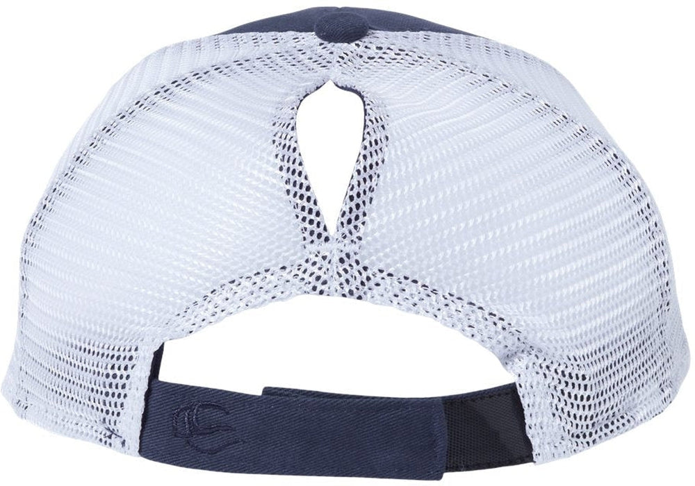 no-logo Outdoor Cap Ponytail Mesh-Back Cap-Headwear-Outdoor Cap-Thread Logic 