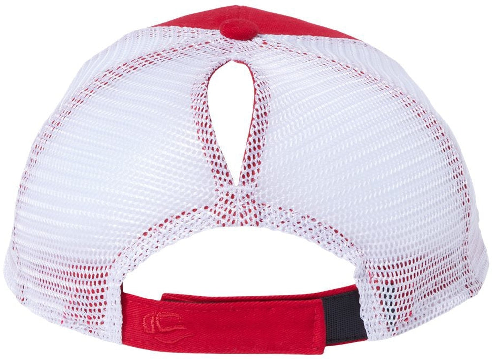 no-logo Outdoor Cap Ponytail Mesh-Back Cap-Headwear-Outdoor Cap-Thread Logic 