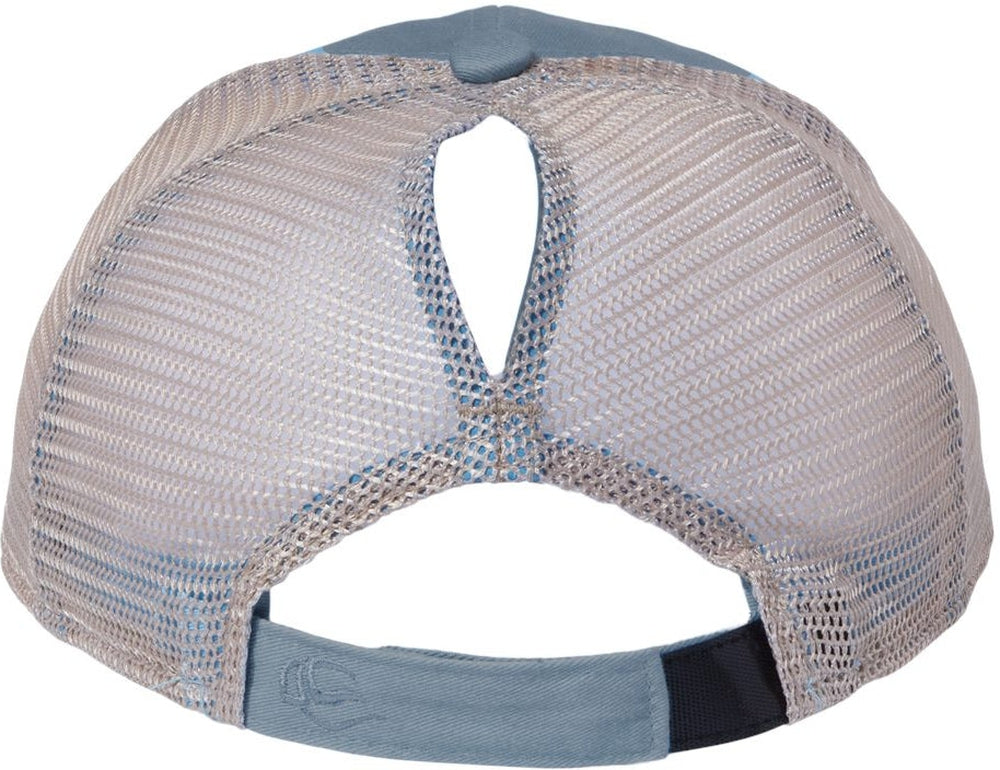 no-logo Outdoor Cap Ponytail Mesh-Back Cap-Headwear-Outdoor Cap-Thread Logic 