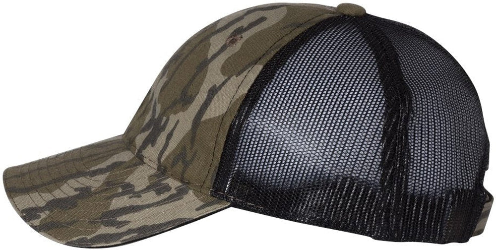 no-logo Outdoor Cap Washed Brushed Mesh-Back Camo Cap-Headwear-Outdoor Cap-Thread Logic 
