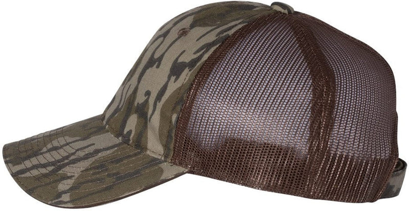 no-logo Outdoor Cap Washed Brushed Mesh-Back Camo Cap-Headwear-Outdoor Cap-Thread Logic 
