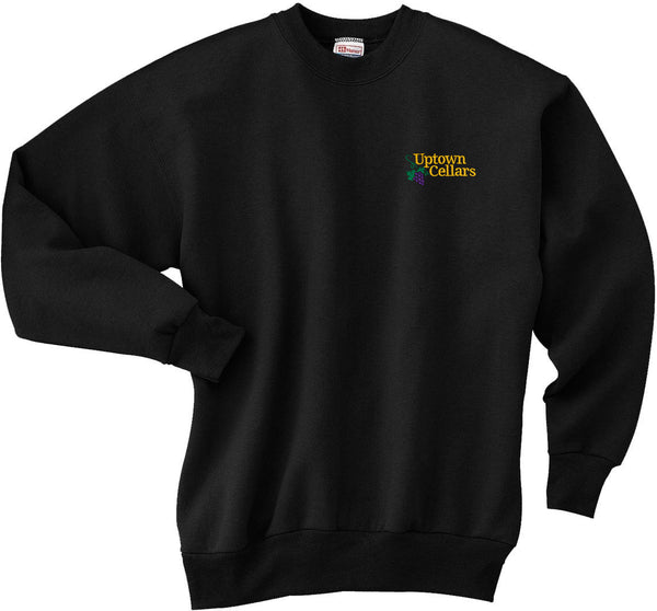 Hanes P160 Crewneck Sweater with Custom Embroidery