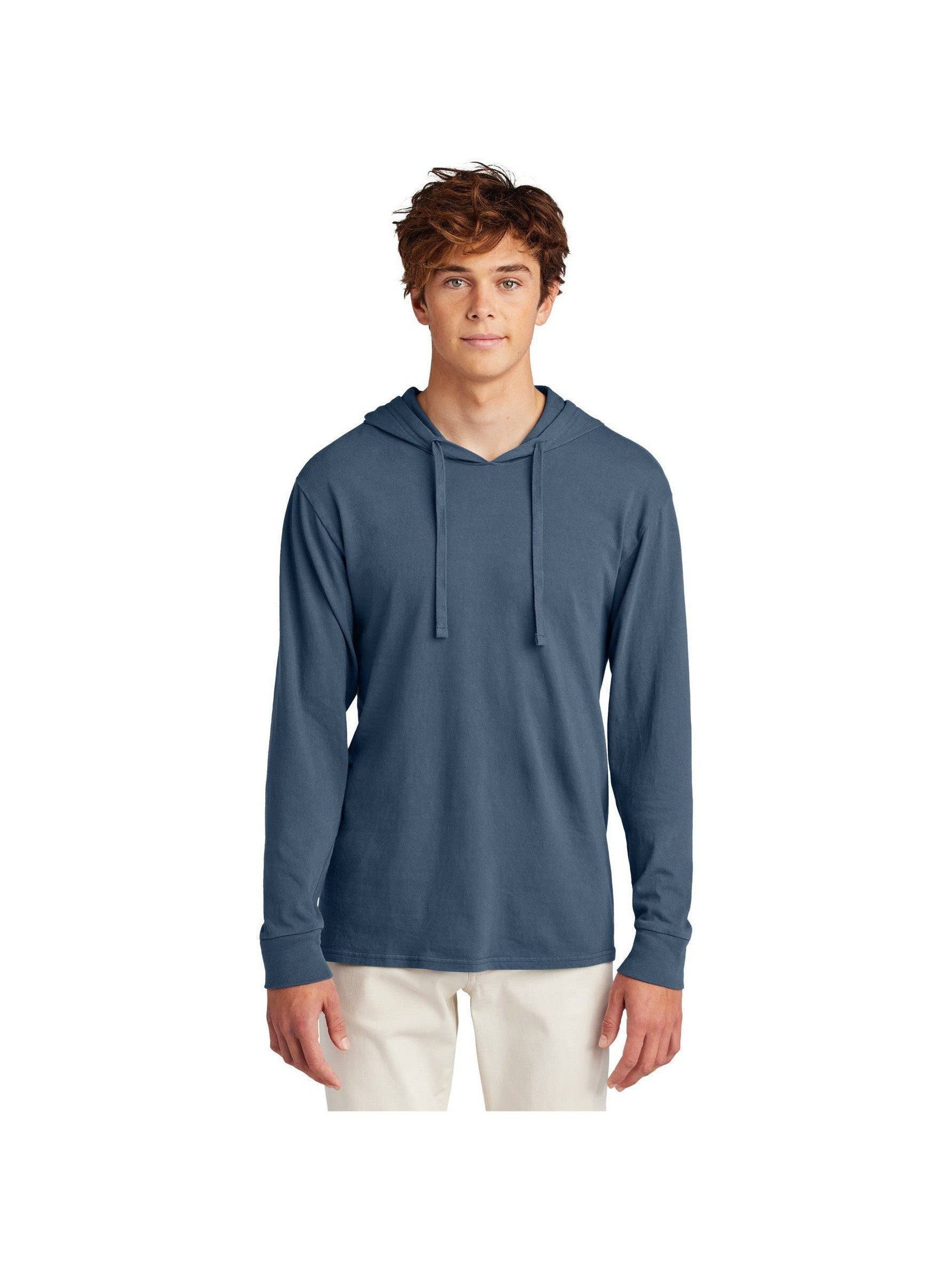 no-logo Port & Company Beach Wash Garment-Dyed Pullover Hooded Tee-Port & Company-Thread Logic