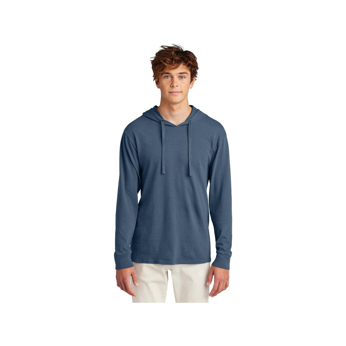 no-logo Port & Company Beach Wash Garment-Dyed Pullover Hooded Tee-Port & Company-Thread Logic