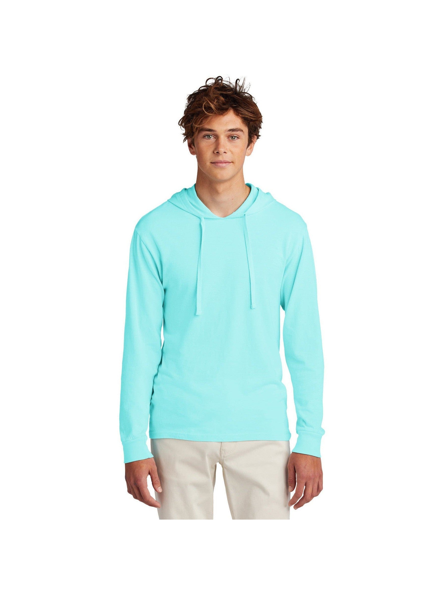 no-logo Port & Company Beach Wash Garment-Dyed Pullover Hooded Tee-Port & Company-Thread Logic