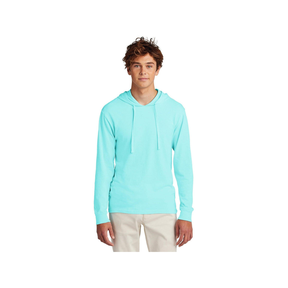 no-logo Port & Company Beach Wash Garment-Dyed Pullover Hooded Tee-Port & Company-Thread Logic