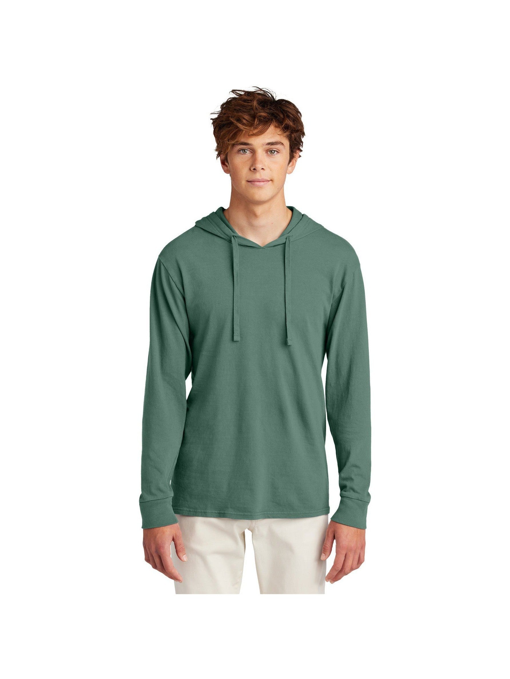 no-logo Port & Company Beach Wash Garment-Dyed Pullover Hooded Tee-Port & Company-Thread Logic