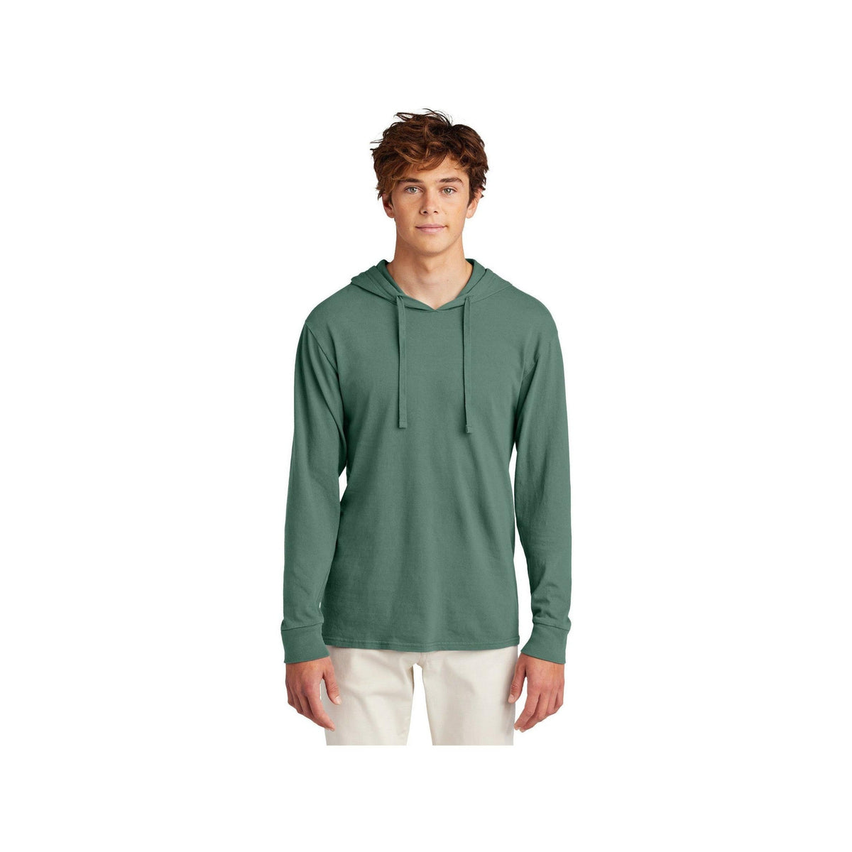 no-logo Port & Company Beach Wash Garment-Dyed Pullover Hooded Tee-Port & Company-Thread Logic