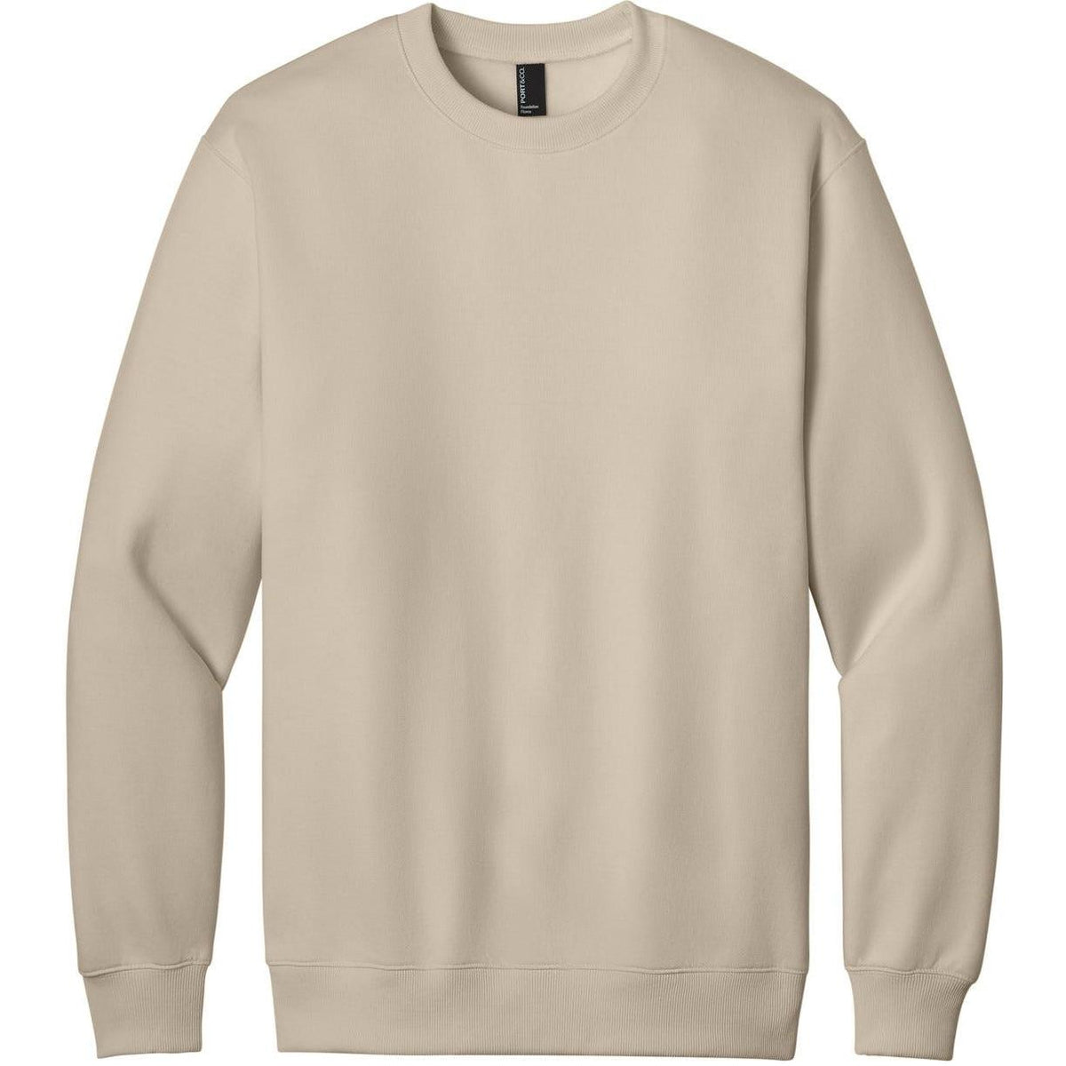 Port & Co Foundation Fleece Pullover Crewneck Sweatshirt