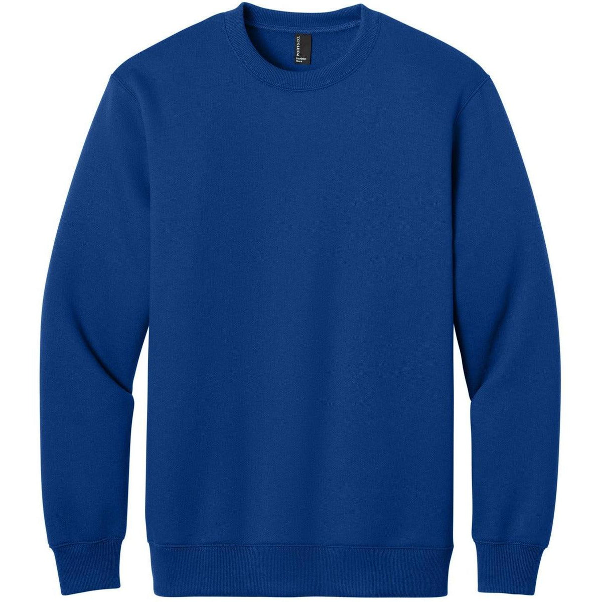 Port & Co Foundation Fleece Pullover Crewneck Sweatshirt