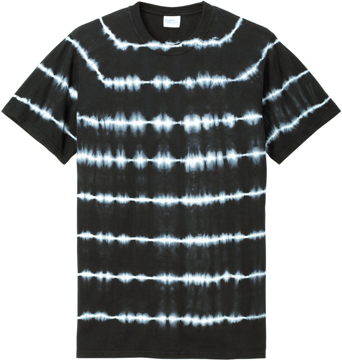 Port & Company Allover Stripe Tie-Dye Tee
