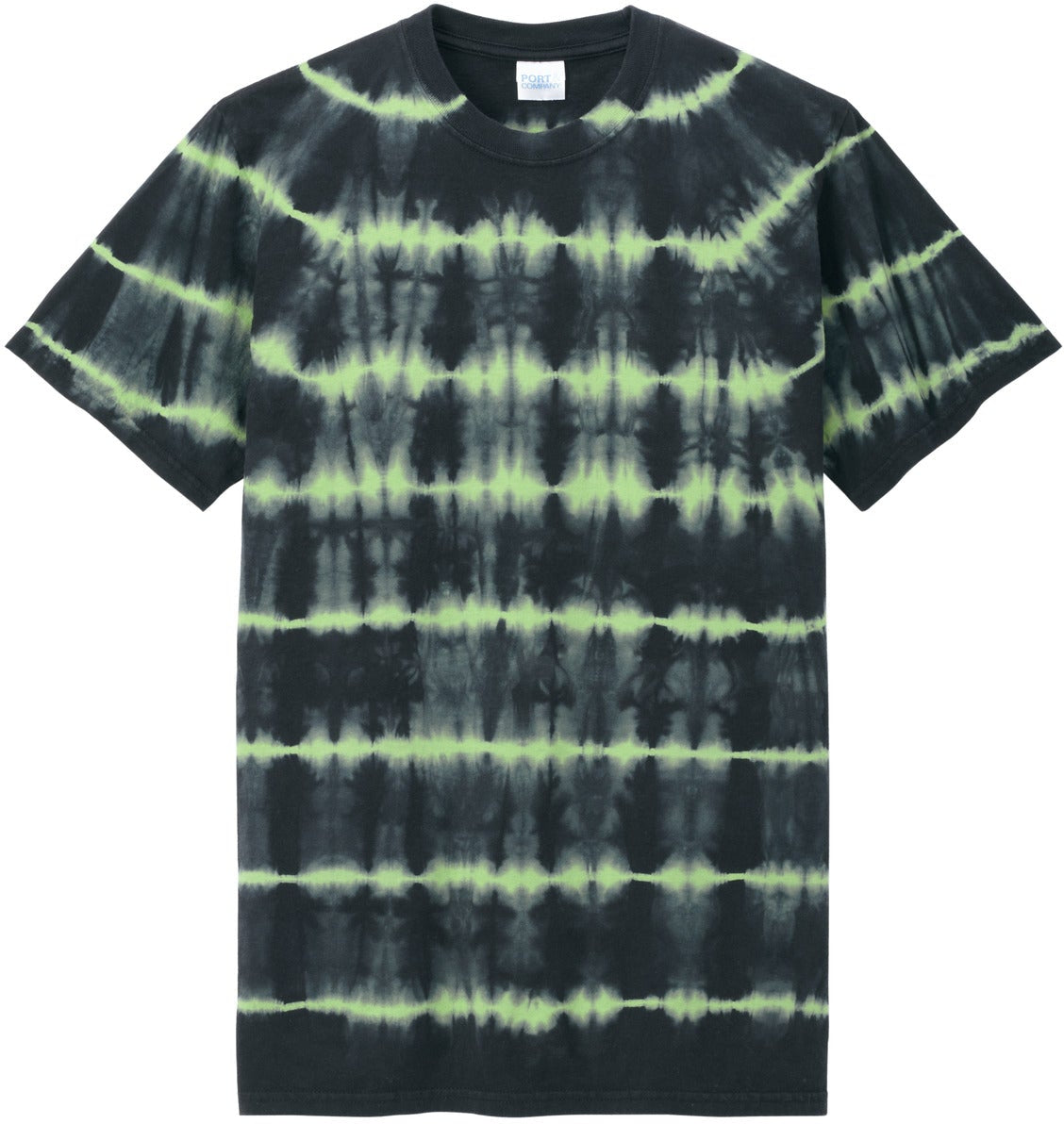 Port & Company Allover Stripe Tie-Dye Tee