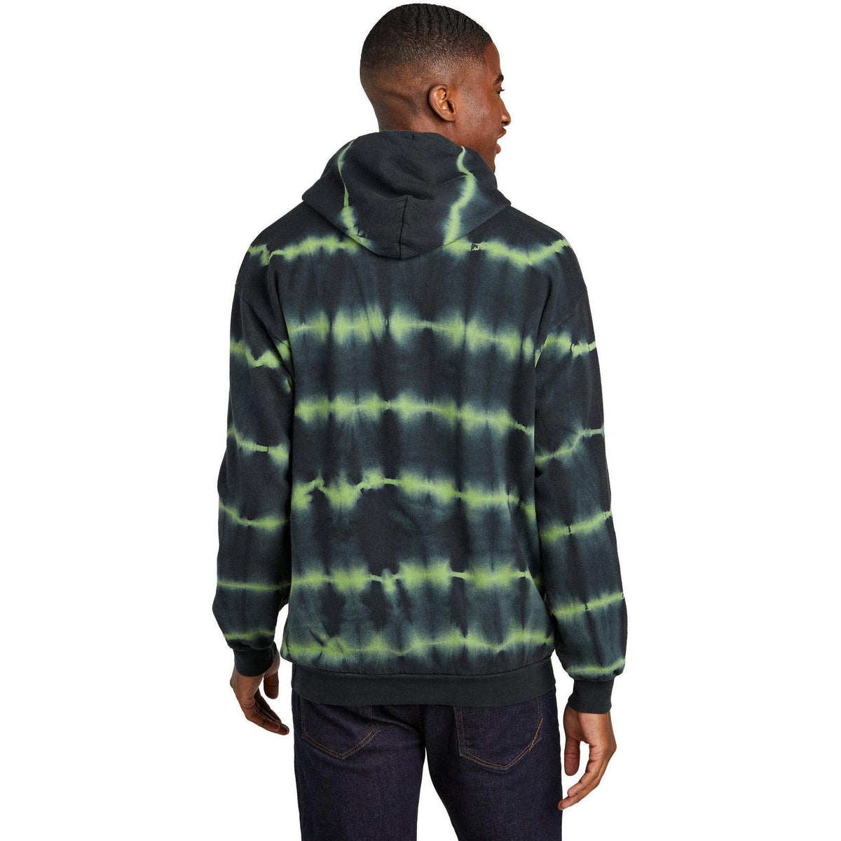 no-logo Port & Company Allover Stripe Tie-Dye Fleece-Port & Company-Thread Logic