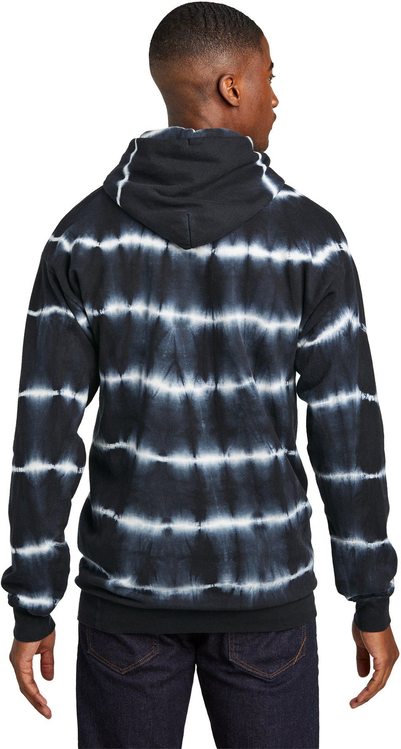 no-logo Port & Company Allover Stripe Tie-Dye Fleece-Port & Company-Thread Logic