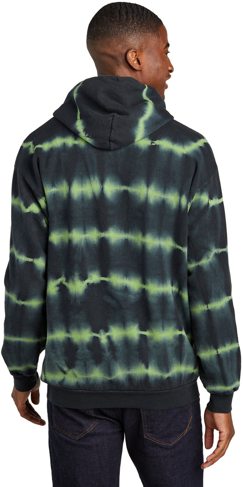 no-logo Port & Company Allover Stripe Tie-Dye Fleece-Port & Company-Thread Logic