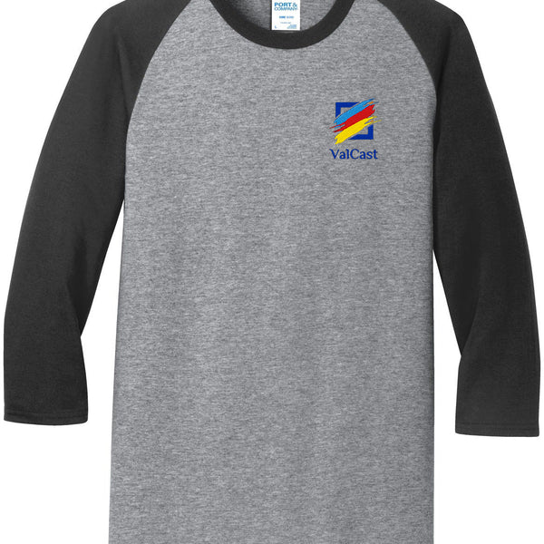 Port & Company PC55RS T-Shirt with Custom Embroidery