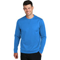 no-logo CLOSEOUT - Port & Company Performance Fleece Crewneck Sweatshirt-Port & Company-Royal-L-Thread Logic