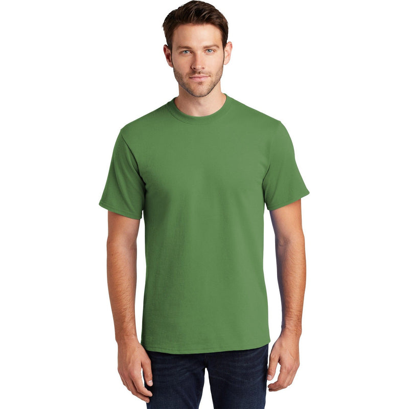 no-logo CLOSEOUT - Port & Company Tall Essential Tee-Port & Company-Dill Green-LT-Thread Logic