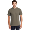 no-logo CLOSEOUT - Port & Company Tall Essential Tee-Port & Company-Dusty Brown-LT-Thread Logic