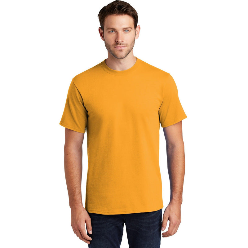 no-logo CLOSEOUT - Port & Company Tall Essential Tee-Port & Company-Gold-2XLT-Thread Logic