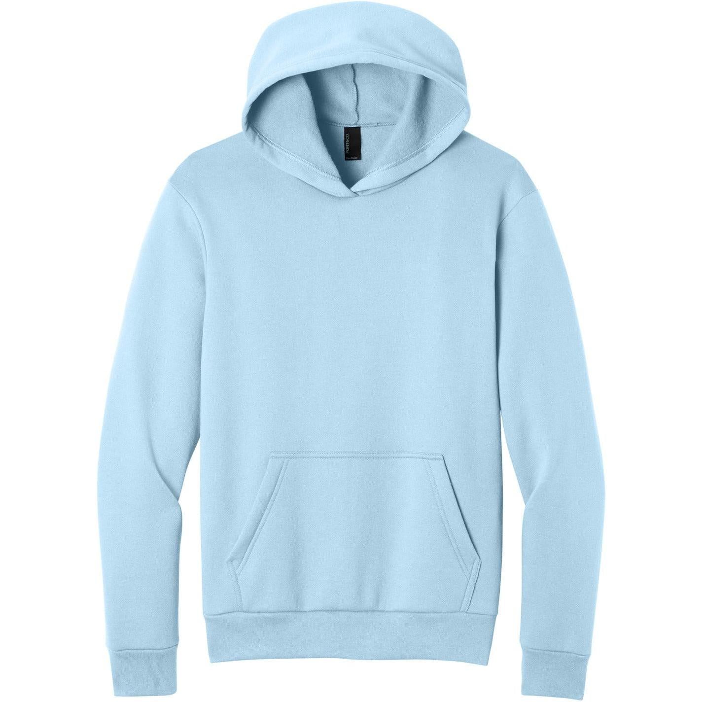 Port & Company Easy Fleece Pullover Hooded Sweatshirt