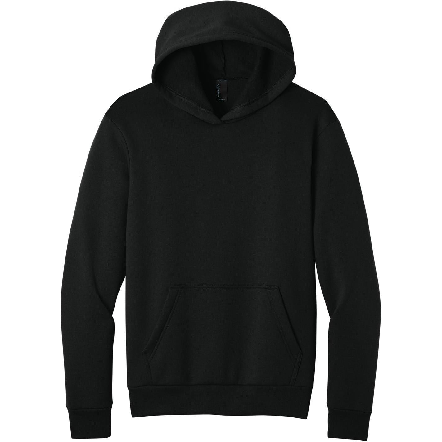 Port & Company Easy Fleece Pullover Hooded Sweatshirt