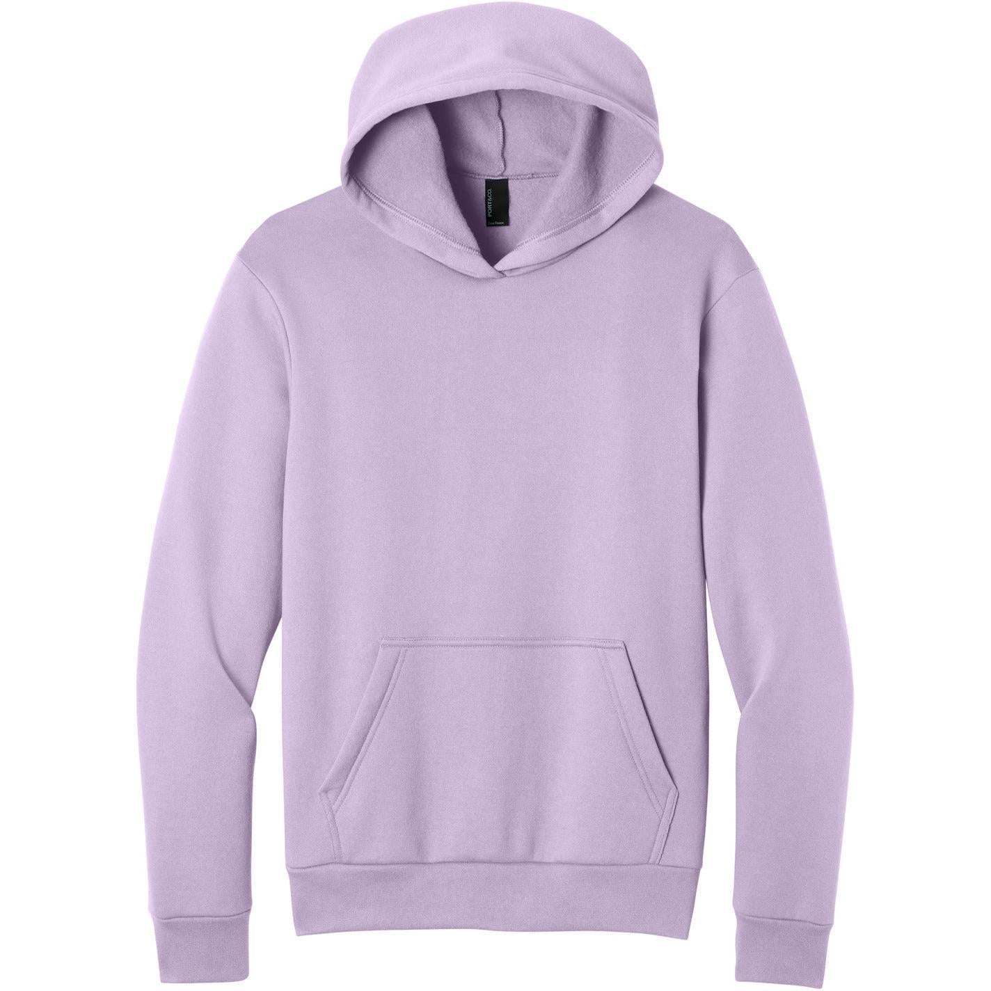 Port & Company Easy Fleece Pullover Hooded Sweatshirt