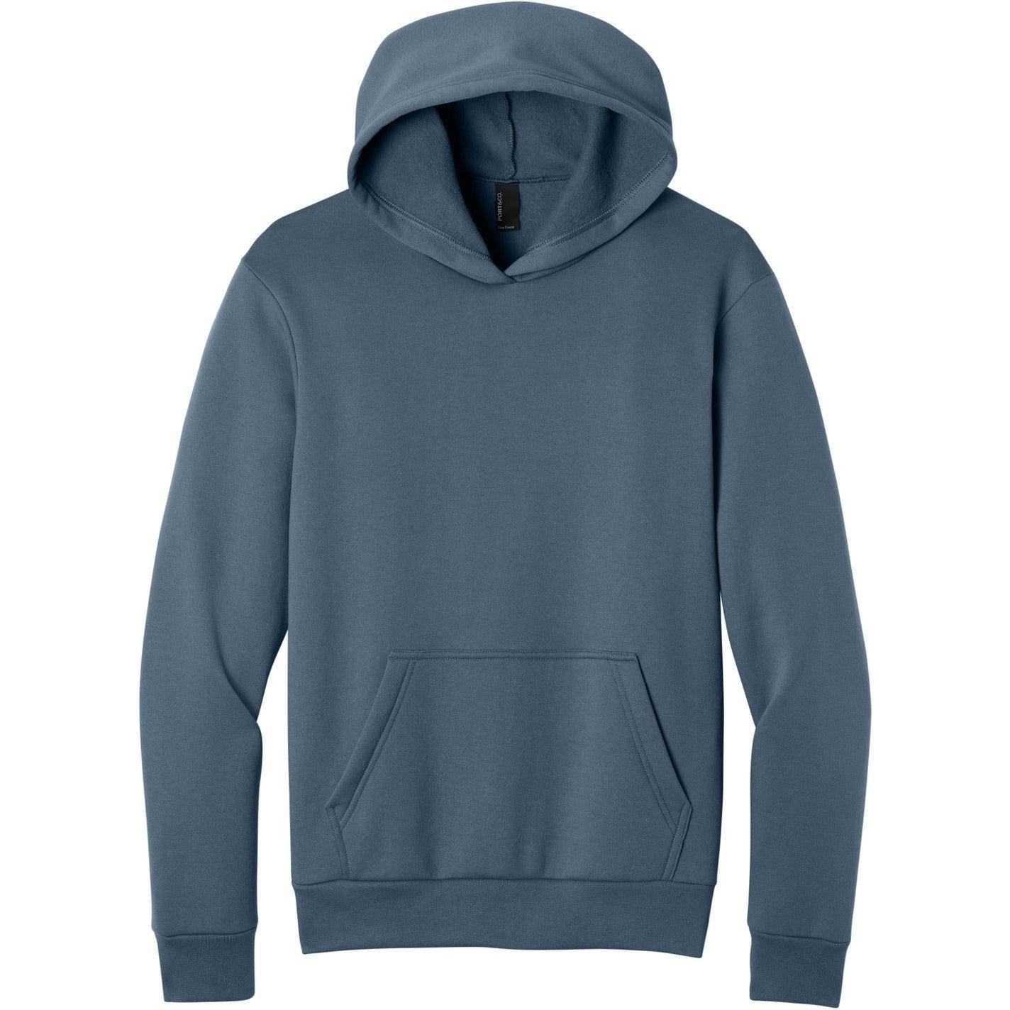 Port & Company Easy Fleece Pullover Hooded Sweatshirt