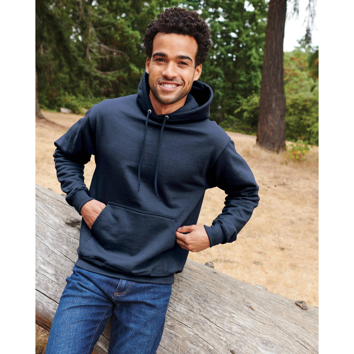 no-logo Port & Company Essential Fleece Pullover Hooded Sweatshirt-Hoodies-Port & Company-Thread Logic