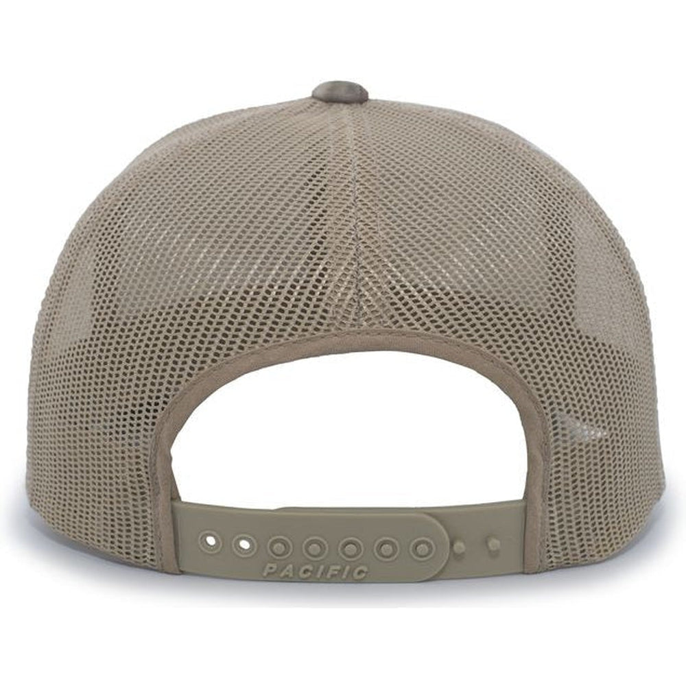 no-logo Pacific Headwear Camo Snapback Trucker Cap-Caps-Pacific Headwear-Thread Logic 