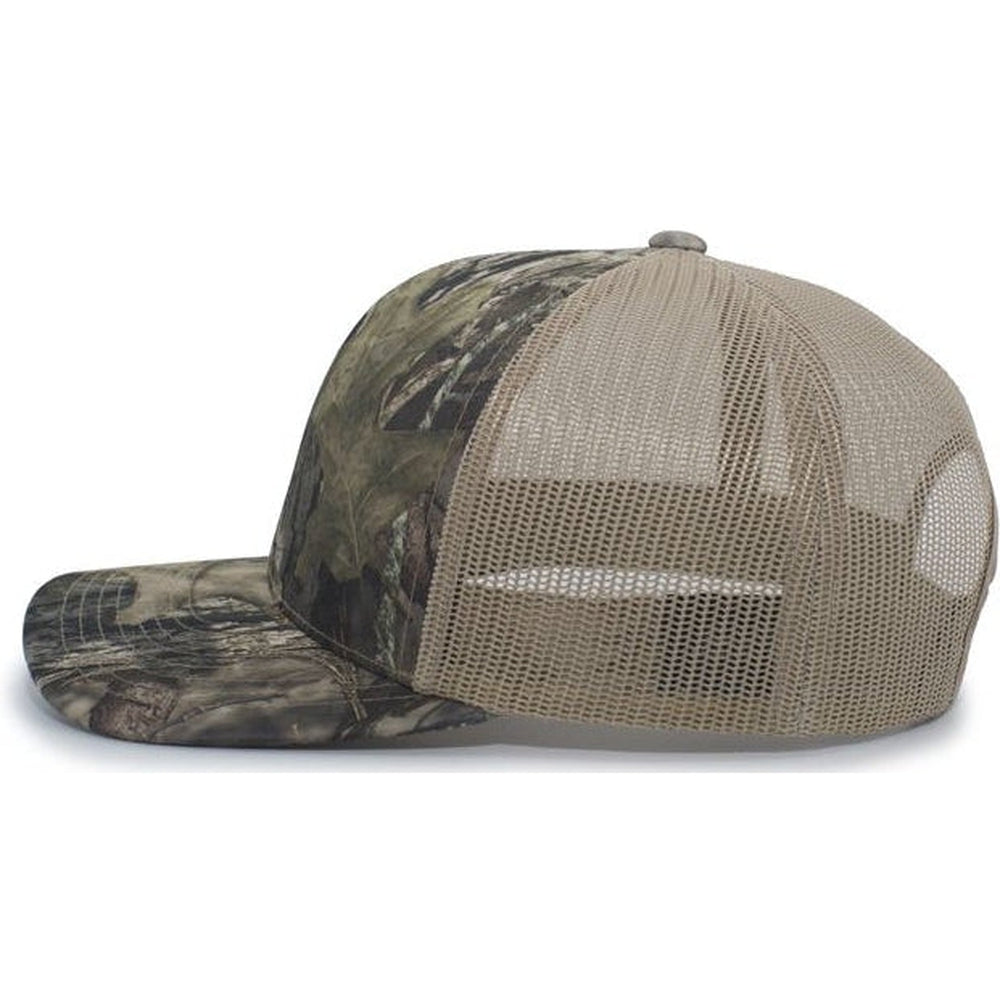 no-logo Pacific Headwear Camo Snapback Trucker Cap-Caps-Pacific Headwear-Thread Logic 