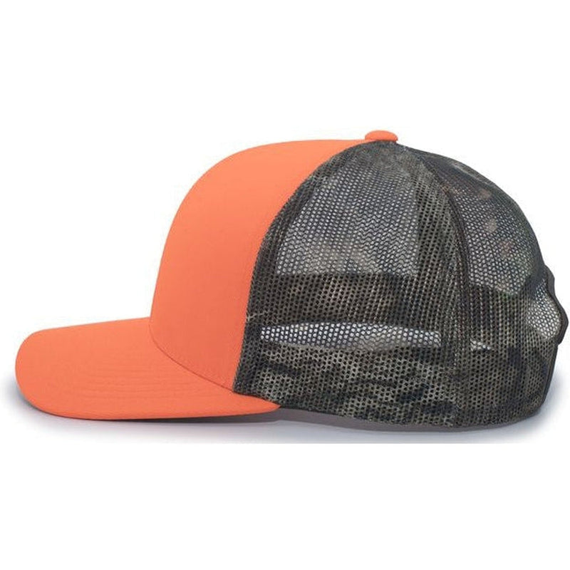 no-logo Pacific Headwear Camo Snapback Trucker Cap-Caps-Pacific Headwear-Thread Logic 