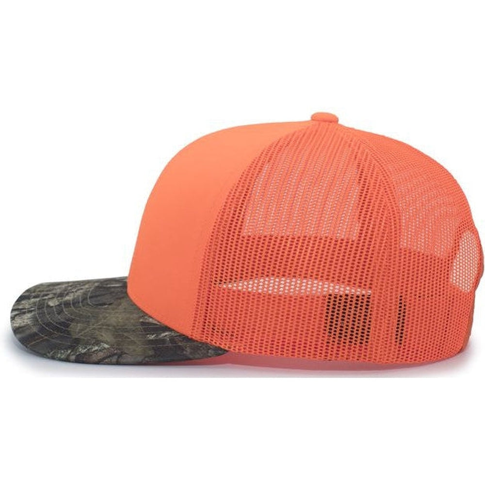 no-logo Pacific Headwear Camo Snapback Trucker Cap-Caps-Pacific Headwear-Thread Logic 