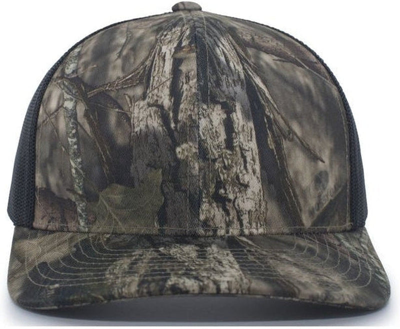 OUTLET-Pacific Headwear Camo Snapback Trucker Cap