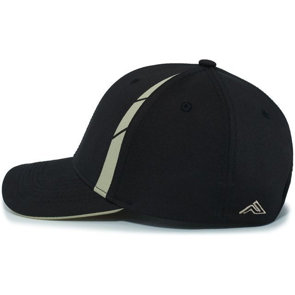 no-logo Pacific Headwear Coolcore Sideline Snapback Cap-Caps-Pacific Headwear-Thread Logic 