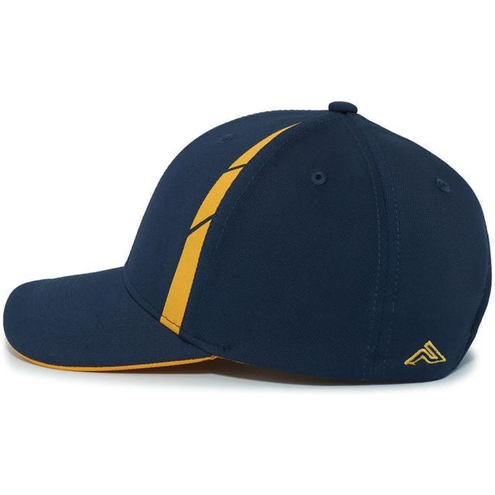 no-logo Pacific Headwear Coolcore Sideline Snapback Cap-Caps-Pacific Headwear-Thread Logic 
