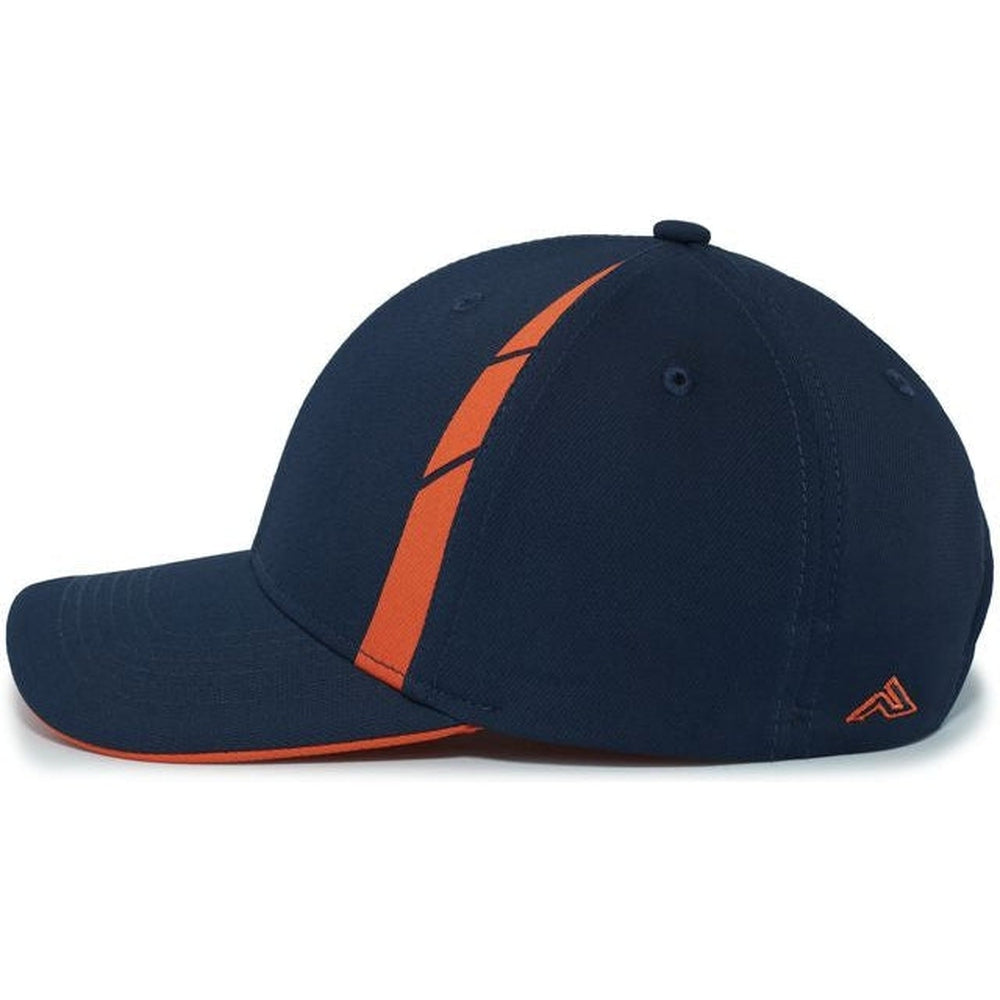 no-logo Pacific Headwear Coolcore Sideline Snapback Cap-Caps-Pacific Headwear-Thread Logic 