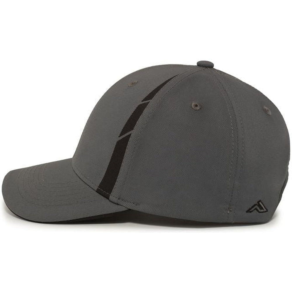 no-logo Pacific Headwear Coolcore Sideline Snapback Cap-Caps-Pacific Headwear-Thread Logic 