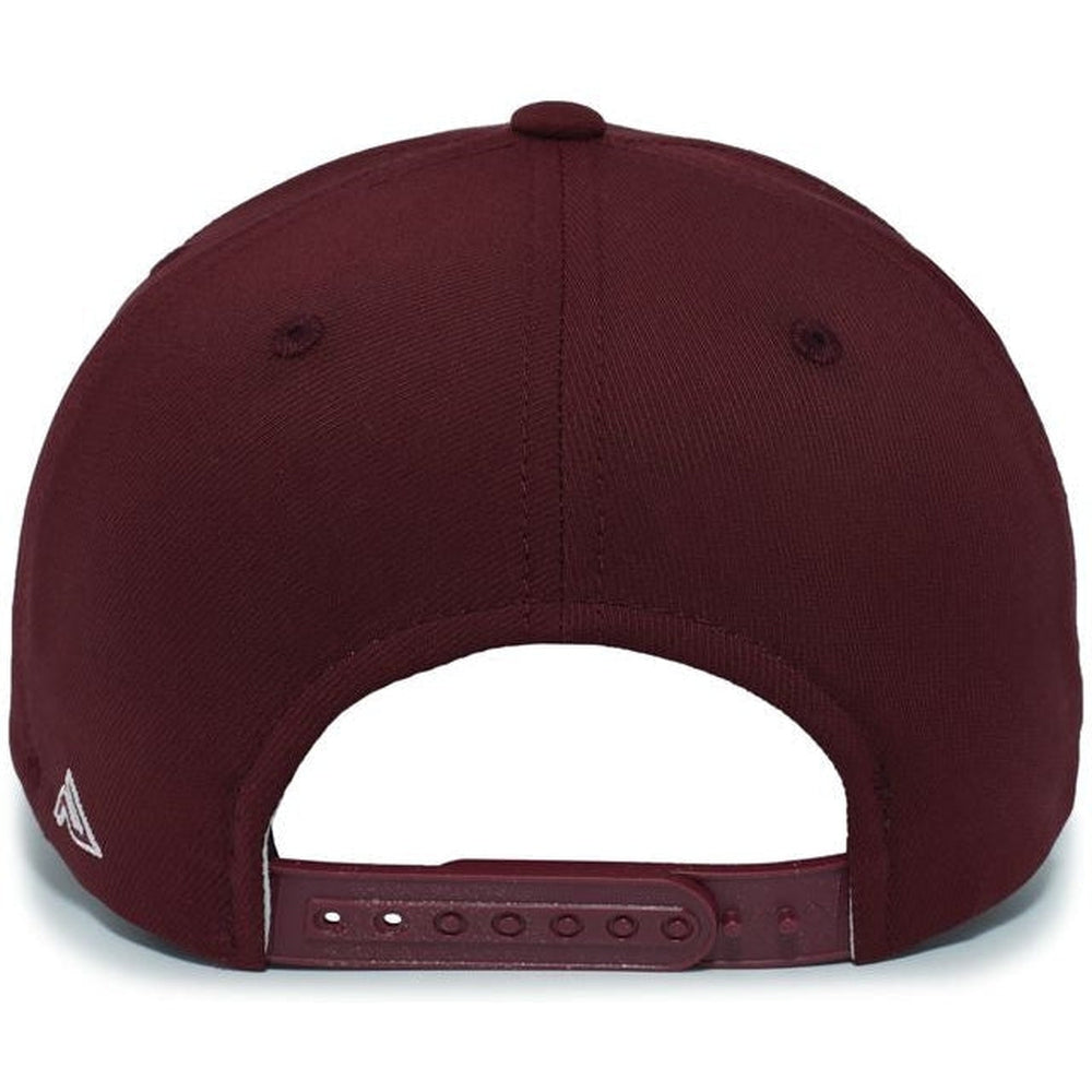 no-logo Pacific Headwear Coolcore Sideline Snapback Cap-Caps-Pacific Headwear-Thread Logic 