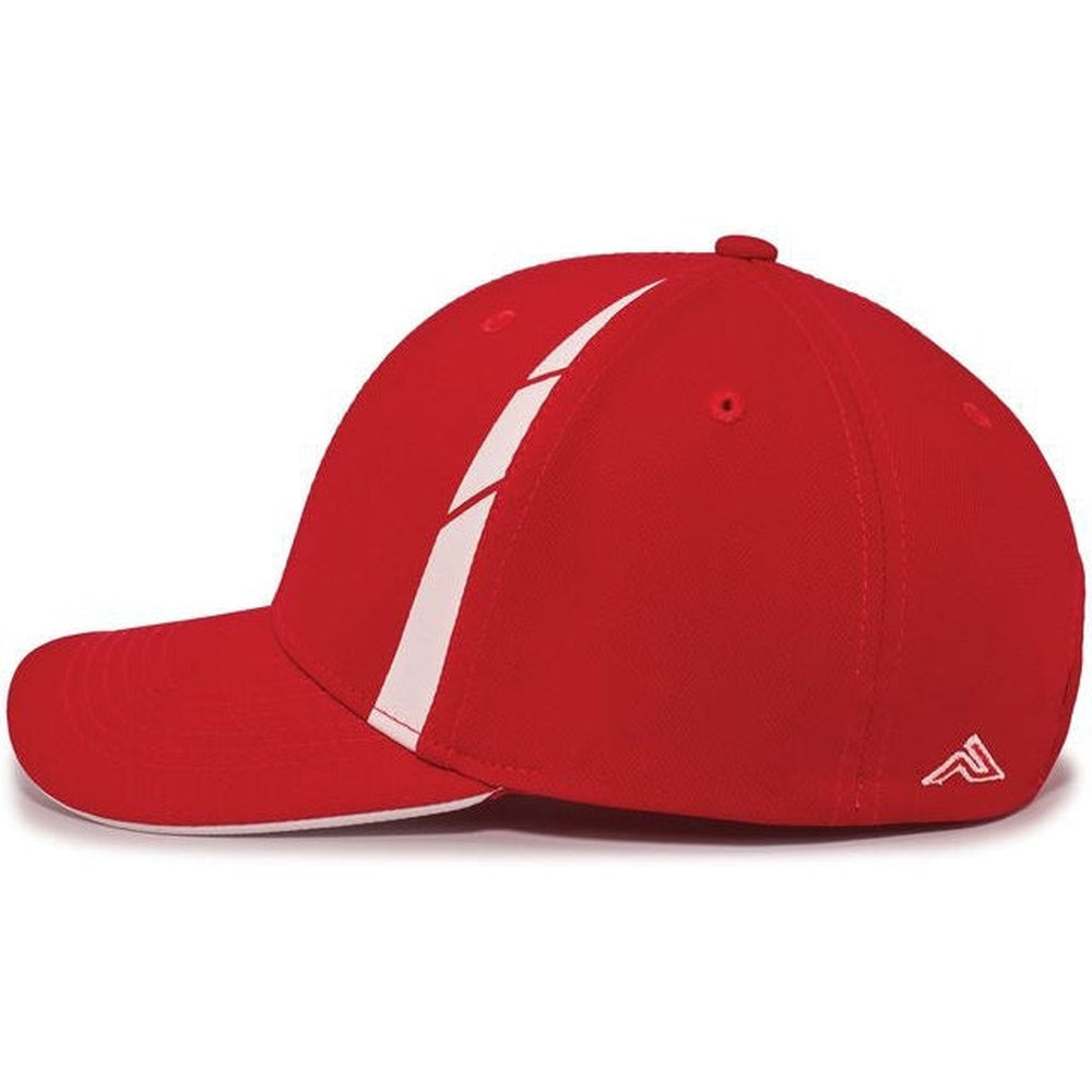 no-logo Pacific Headwear Coolcore Sideline Snapback Cap-Caps-Pacific Headwear-Thread Logic 