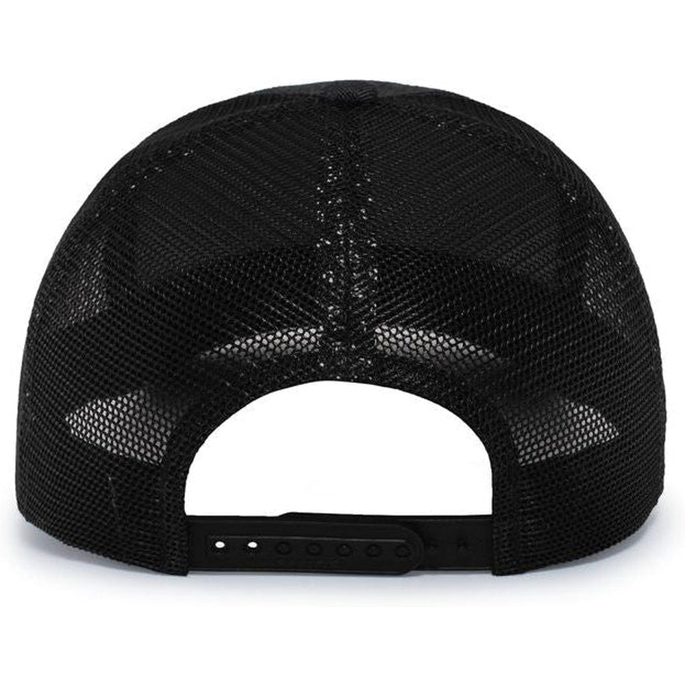 no-logo Pacific Headwear Herringbone Trucker Cap-Caps-Pacific Headwear-Thread Logic 